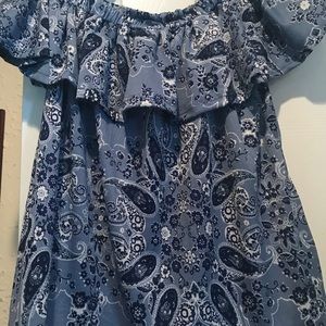 Off the shoulder shirt